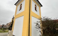 Oprava kapličky v Mouchnici